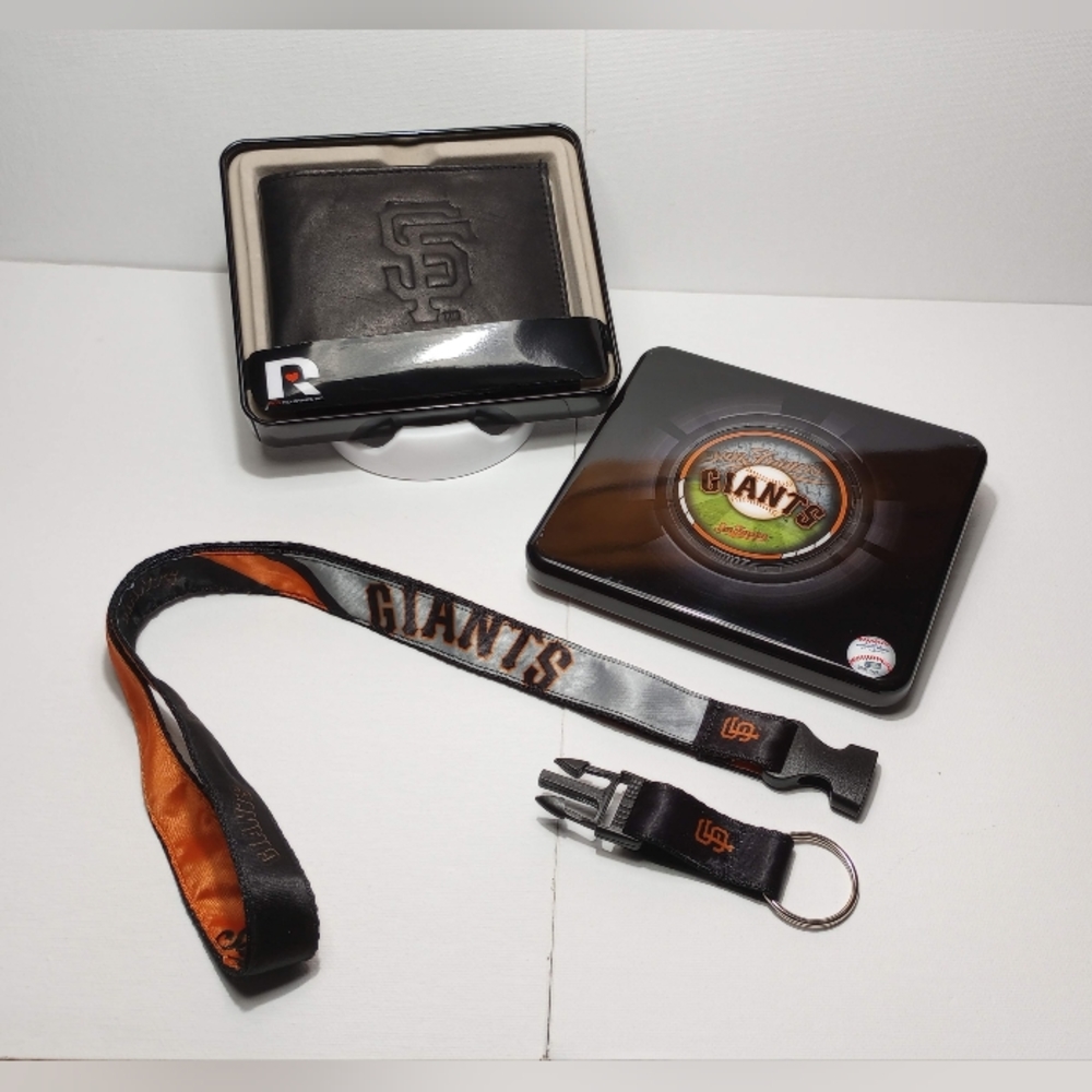 San Francisco Giants Wallet and Lanyard Collectors Set